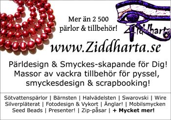 Ziddhartas glaspärlor, smyckestillbehör och design - köp enkelt alla dina pärlor här.